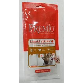 חטיף ליקוויד סטיקס עוף וטאורין 56 גרם לחתולים פרמיו / PREMIO