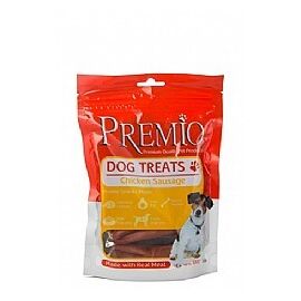 חטיף נקניקיות עוף 100 גרם לכלבים פרמיו / PREMIO
