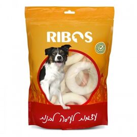 עצמות דונאט 400 גרם לכלבים ריבוס / RIBOS