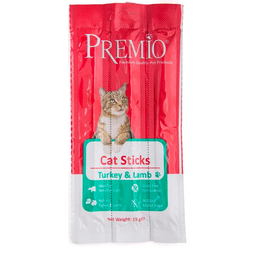 חטיף סטיק לחתול הודו וכבש 15 גרם פרמיו / PREMIO
