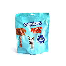 חטיף פילה עוף מיובש 500 גרם לכלבים  - צ'אנקיז / CHUNKIES