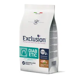 Exclusion Diabetic Dog Medium/Large – מזון רפואי דיאטטי 2 ק"ג