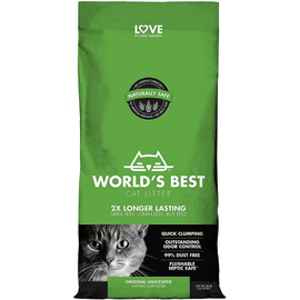 חול תירס 6.8 ק”ג בסיסי לחתולים וורלד בסט ירוק