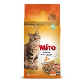 מזון לחתול מיטו יבש עוף 15 ק"ג