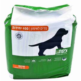 פדים לאימון גורים 100 י''ח צמח