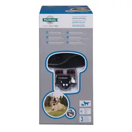 PetSafe גדר וירטואלית אלחוטית לכלבים בינוניים – קולר חשמלי להגבלת תנועה בגינה