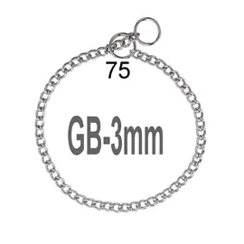 שרשרת GB חנק 3 מ"מ חוליות  40 ס"מ
