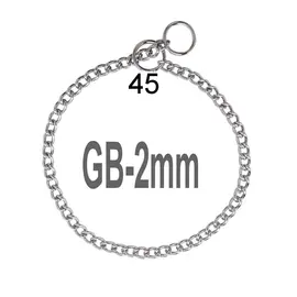 שרשרת GB חנק 2 מ"מ חוליות 30 ס"מ