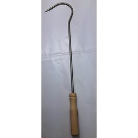SKIPPER FISH GAF 55CM - גנץ' מתכת ידית עץ 55 ס"מ 