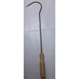 SKIPPER FISH GAF 55CM - גנץ' מתכת ידית עץ 55 ס"מ 