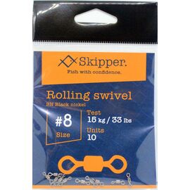 SKIPPER ROLLING SWIVEL  -  סביבל רולינג מידה 8 