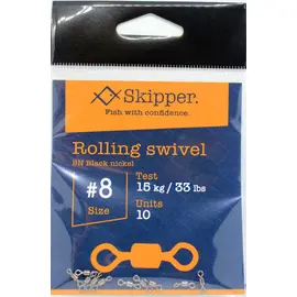 SKIPPER ROLLING SWIVEL  -  סביבל רולינג מידה 8 