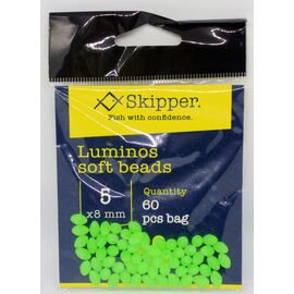 SKIPPER LUMINOUS BEADS חרוזים זרחניים רכים מידה 5 