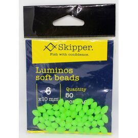 SKIPPER LUMINOUS BEADS חרוזים זרחניים רכים מידה 8 