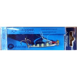 SKIPPER TINY JIG 7G GLOW ZEBRA 005 