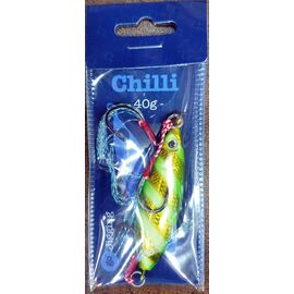 SKIPPER CHILLI JIG 40G GLOW GREEN 001 
