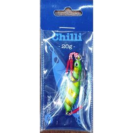 SKIPPER CHILLI JIG 20G GLOW GREEN 001 