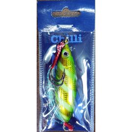 SKIPPER CHILLI JIG 60G GLOW GREEN 001 