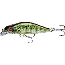 DAIWA PROREX FLAT MINNOW 50MM 4.8G LIVE BROWN TROUT- דמוי 