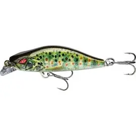 DAIWA PROREX FLAT MINNOW 50MM 4.8G LIVE BROWN TROUT- דמוי 