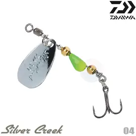DAIWA SILVER CREEK SPINNER 4G SILVER GREEN - דמוי 
