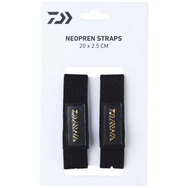 DAIWA NEOPREN STRAPS 2PCS L 32X3.5 CM - סרט חבק למקלות 