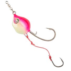 DAIWA SAMURAI TENYA HEAD 28G GLOW PINK GLOW PINK - ג'יג 