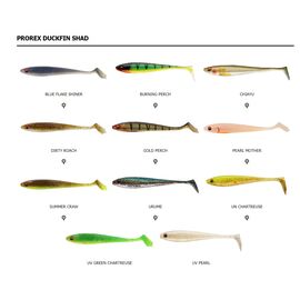 DAIWA PROREX DUCKFIN SHAD 3.5" 9.0CM 