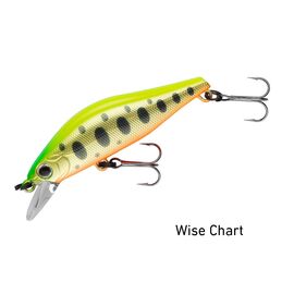 DAIWA TOURNAMENT WISE MINNOW 50HR 50MM 4G WISE CHART - דמוי 