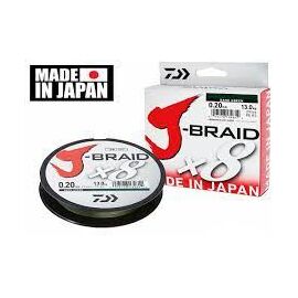 DAIWA J-BRAID 8 BRAID 500M DG (ירוק כהה) P.E #3 0.24MM - חוט 