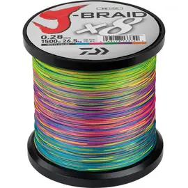 DAIWA J-BRAID 8 BRAID 1500M צבעוני MC P.E. #2.5 0.22MM - חוט
