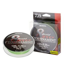 DAIWA TOURNAMENT EVO 8 BRAID 135M CH זרחני P.E #0.8 0.10MM - חוט 