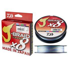 חוט -   P.E.#0.8 0.10MM (צבעוני)DAIWA J-BRAID GRAND 8 BRAID 300M MC 