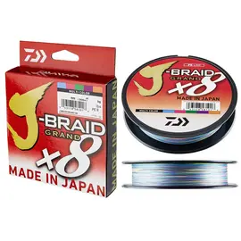 חוט -   P.E.#0.8 0.10MM (צבעוני)DAIWA J-BRAID GRAND 8 BRAID 300M MC 