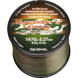 DAIWA INFINITY DUO CAMOUFLAGE 0.27MM 1670M - חוט 