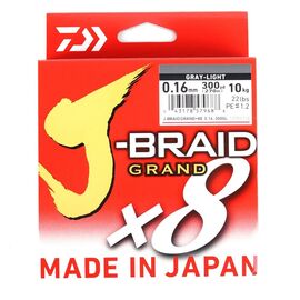 DAIWA J-BRAID GRAND 8 BRAID 275M (אפור) GREY P.E. #3 0.24MM - חוט 