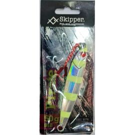 SKIPPER PIRATE JIG 50G GLOW ZEBRA 