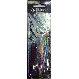 SKIPPER STINGER JIG 15G BLUE CHROME PINK DOT 003 