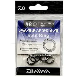 DAIWA SALTIGA SPLIT RING #8 256LB 