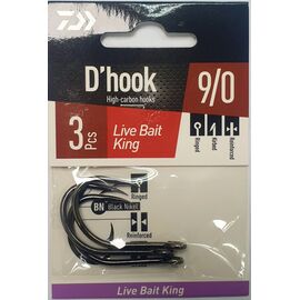 DAIWA LIVE BAIT KING HOOK NO. 9/0 