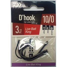 DAIWA LIVE BAIT KING HOOK NO. 10/0 