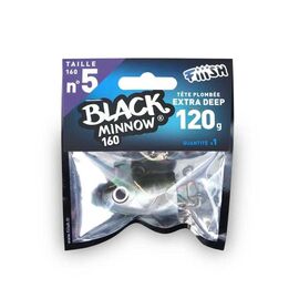 FIIISH BLACK MINNOW JIG HEAD NO.5 BM624 120G KAKI 