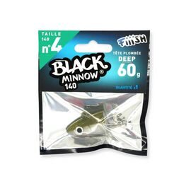 FIIISH BLACK MINNOW JIG HEAD NO.4 BM347 60G KAKI 