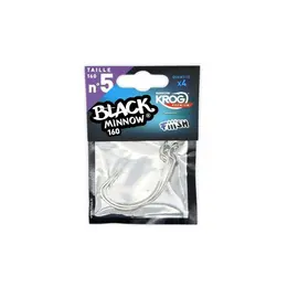 FIIISH BLACK MINNOW HOOKS BM210 NO. 5 