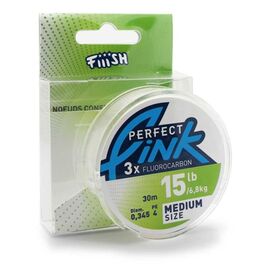 FIIISH PRFECT LINK FLOURO CARBON SHOCK LEADER GAM375 MEDIUM 15LB 30M 