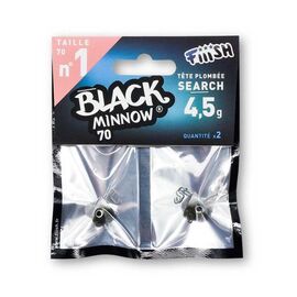 FIIISH BLACK MINNOW JIG HEAD NO.2 BM766 4.5G KAKI 