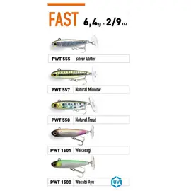 FIIISH POWERTAIL FAST 38MM 6.4G 