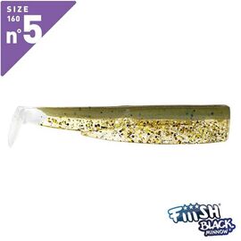 FIIISH BLACK MINNOW NO.5 BM357 Kaki Glitter - רק גופים 