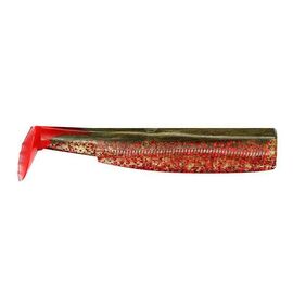 FIIISH BLACK MINNOW NO.3 BM352 Kaki Red Glitter - רק גופים 