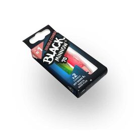 FIIISH BLACK MINNOW DUBLE COMBO NO.1 6G BM496 Green/Orange-Pink Fluo 